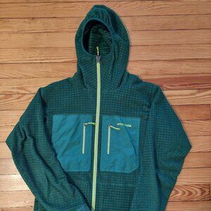 Patagonia R3 high-loft fleece hoody - men's large - green